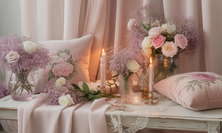 Comment créer une décoration romantique pour une ambiance douce et féminine ?