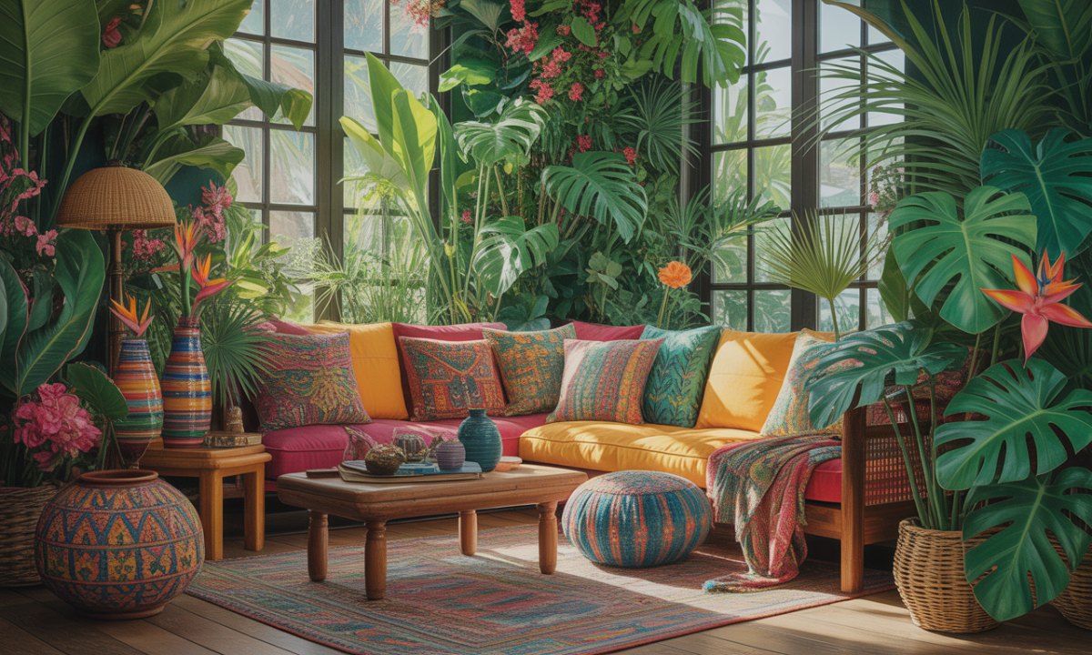 Comment créer une décoration exotique et colorée ? découvrez comment créer une décoration exotique et colorée pour transformer votre intérieur en un véritable havre de fraîcheur et de gaieté grâce à nos conseils simples et inspirants.